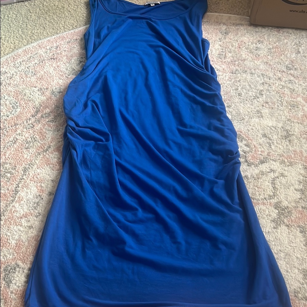 Blue dress